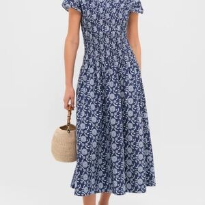 Floral Blue Rollins Tuckernuck Dress